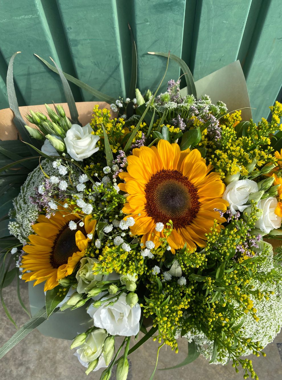 RAMO DE GIRASOLES EN BOLSA