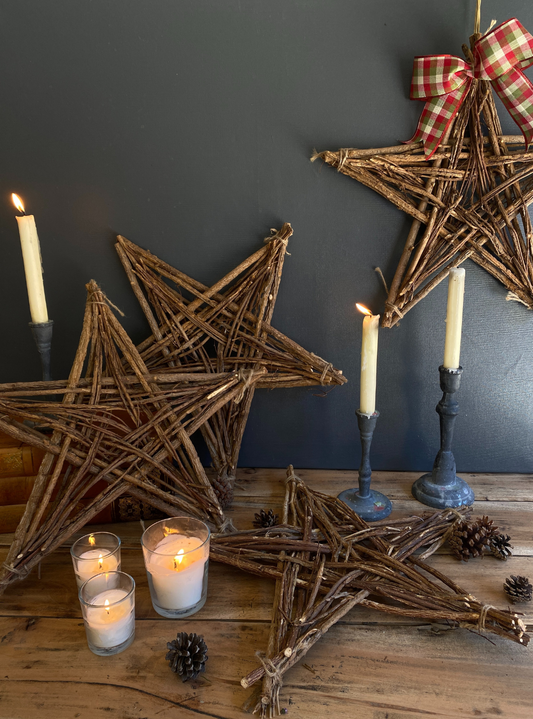 ESTRELLAS MADERA DECORACIÓN